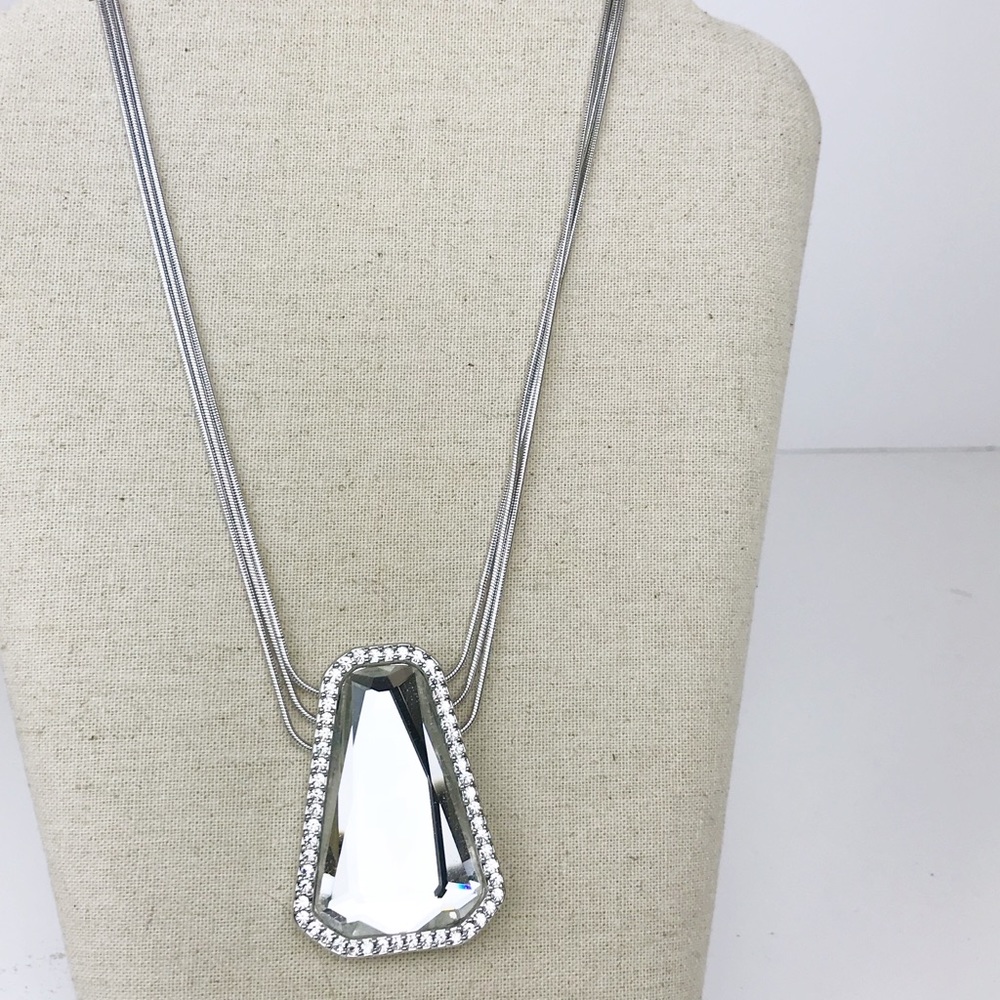 Lia Sophia “Ice” crystal statement necklace